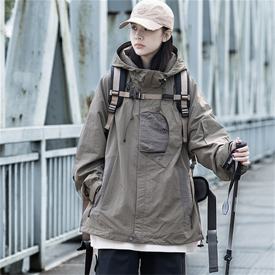 Vintage Windbreaker Nylon - Tactical Cargo Jackets Vintage Windbreaker Men