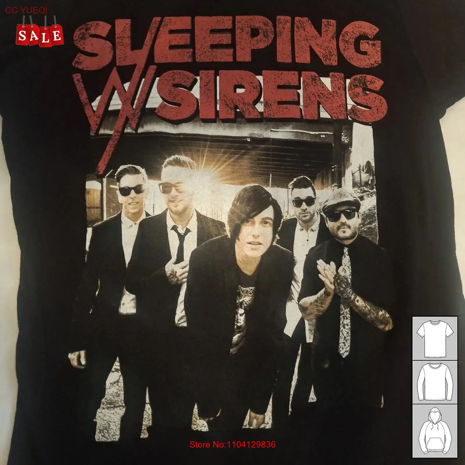 Vintage Flannel Shirt - New Rare Sleeping with Sirens Band