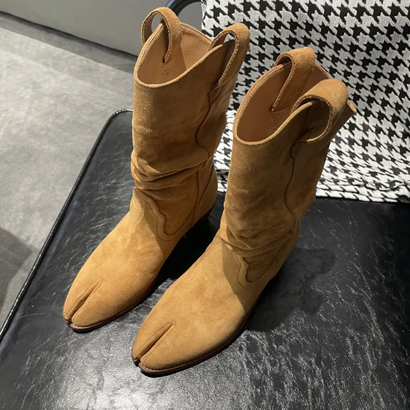 Vintage Fashion Style - Fashion Vintage Boots Split Toes Korean