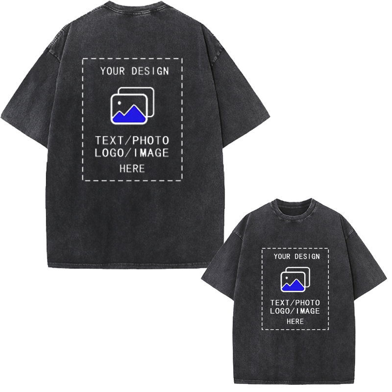 Vintage Flannel Shirt - Men's Customized T-Shirt 100% Cotton Washed