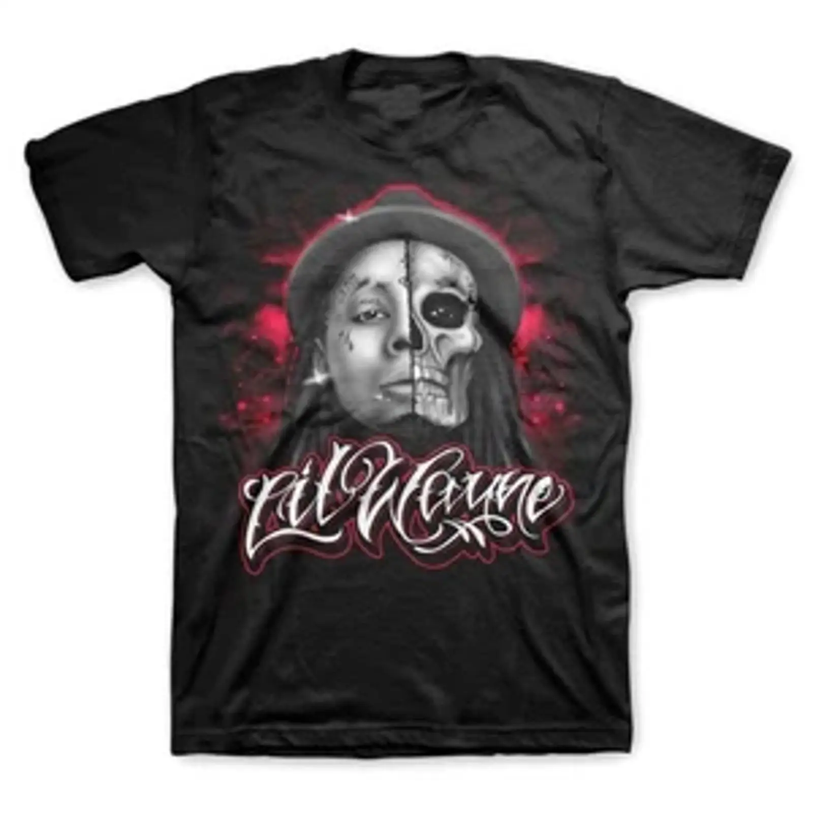 Vintage Fashion Sketches - Lil Wayne Skull Sketch Men's Medium