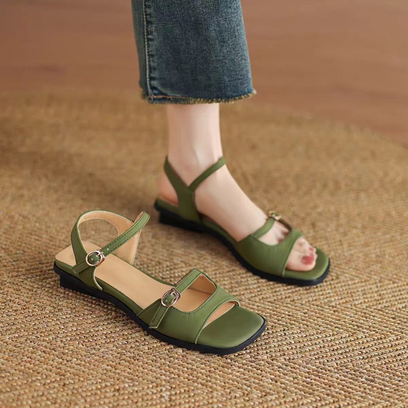 Vintage Fashion For Women - 2026French Vintage Fashion Versatile Open Toe