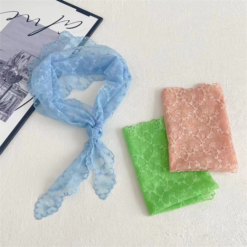 Women Lace Triangle Scarf Swee - đánh giá và giá French Vintage Fashion