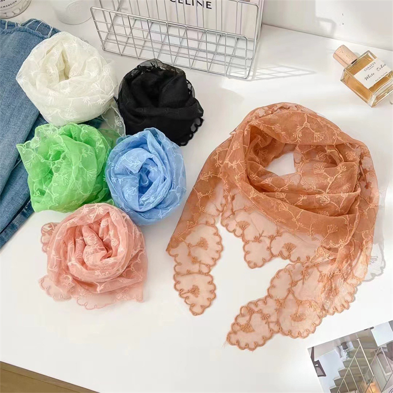 Women Lace Triangle Scarf Swee - đánh giá và giá French Vintage Fashion
