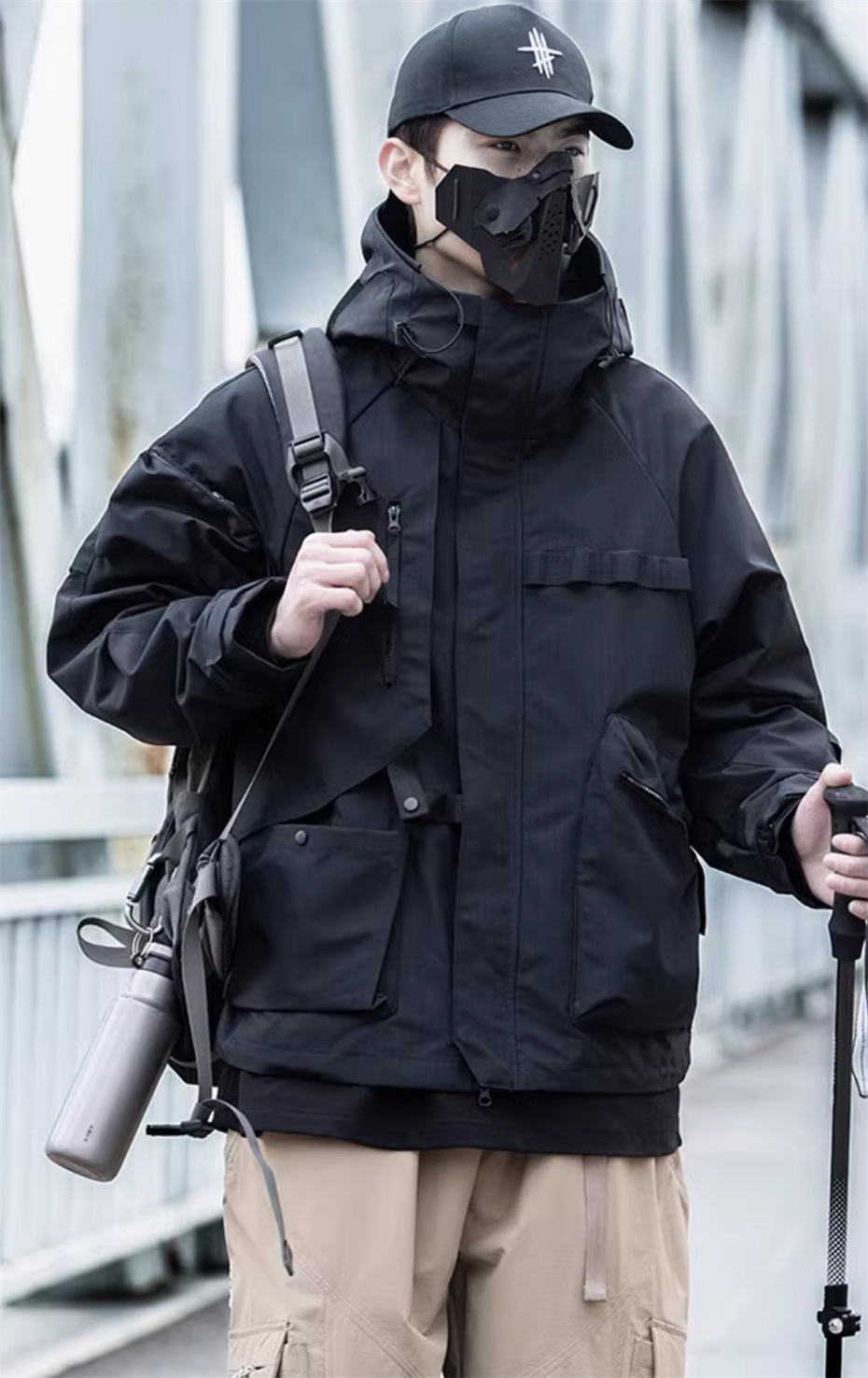 Tactical Cargo Jackets Vintage - đánh giá và giá Vintage Windbreaker Nylon