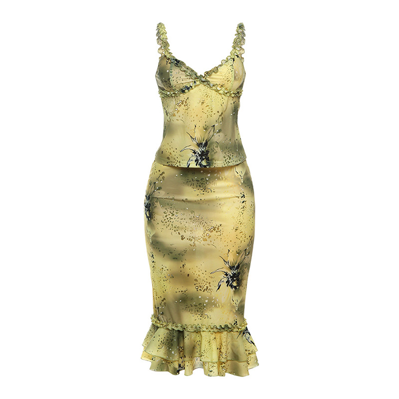 Women's Dress 2 Piece Floral P - đánh giá và giá V Vintage Fashion