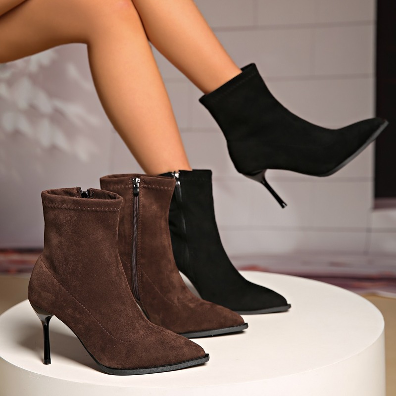 Fashion Pointed Toe Side Zippe - đánh giá và giá French Vintage Fashion