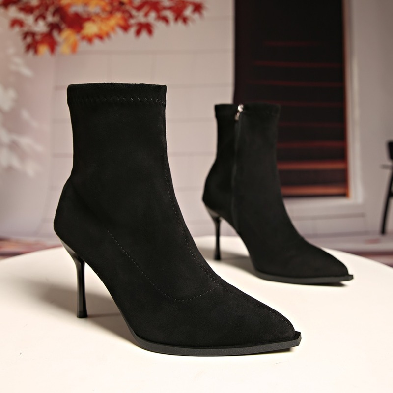 Fashion Pointed Toe Side Zippe - đánh giá và giá French Vintage Fashion