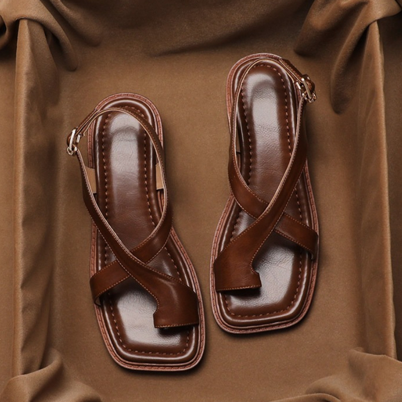 Vintage Summer Open Toe Women  - đánh giá và giá Vintage Fashion Style