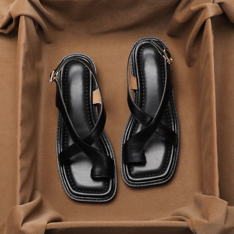 Vintage Summer Open Toe Women  - đánh giá và giá Vintage Fashion Style