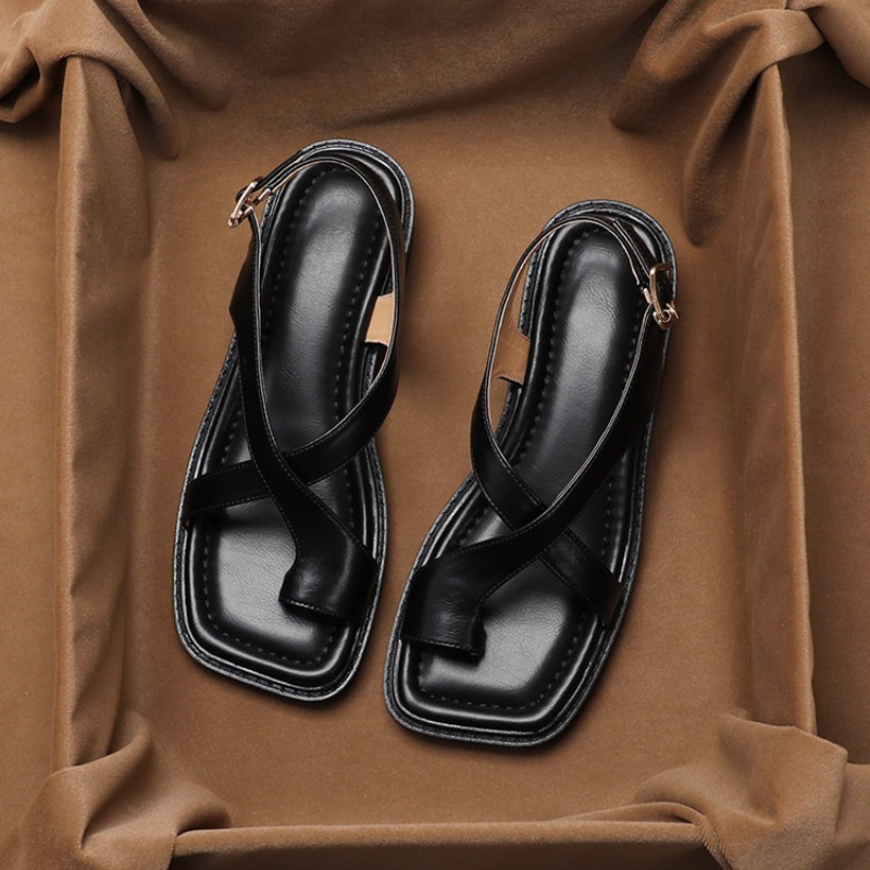 Vintage Summer Open Toe Women  - đánh giá và giá Vintage Fashion Style