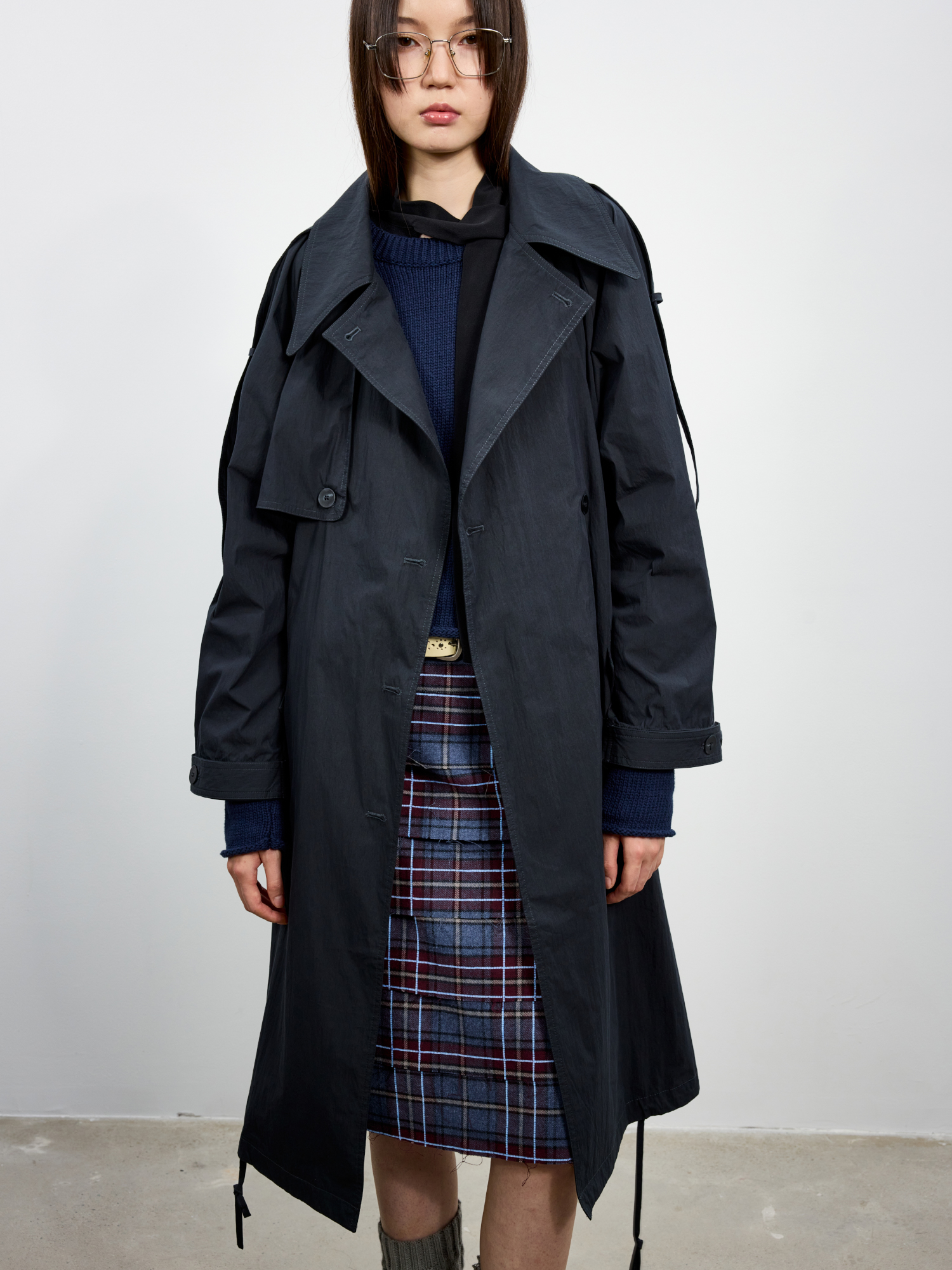Retro Loose Fit Long Coat Vint - đánh giá và giá Vintage Windbreaker Nylon