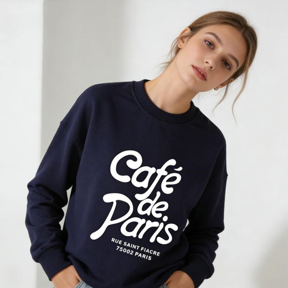 Cafe de Paris Letters Printing - đánh giá và giá Vintage Fashion Paris