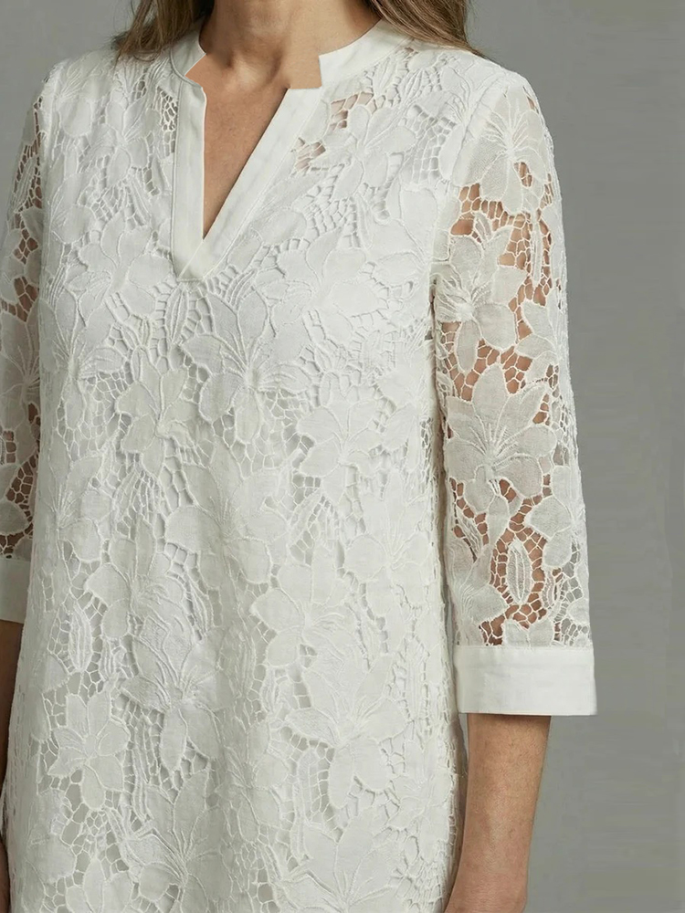 Women's Vintage White Lace Dre - đánh giá và giá V Vintage Fashion
