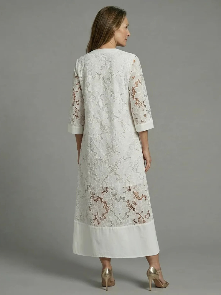 Women's Vintage White Lace Dre - đánh giá và giá V Vintage Fashion