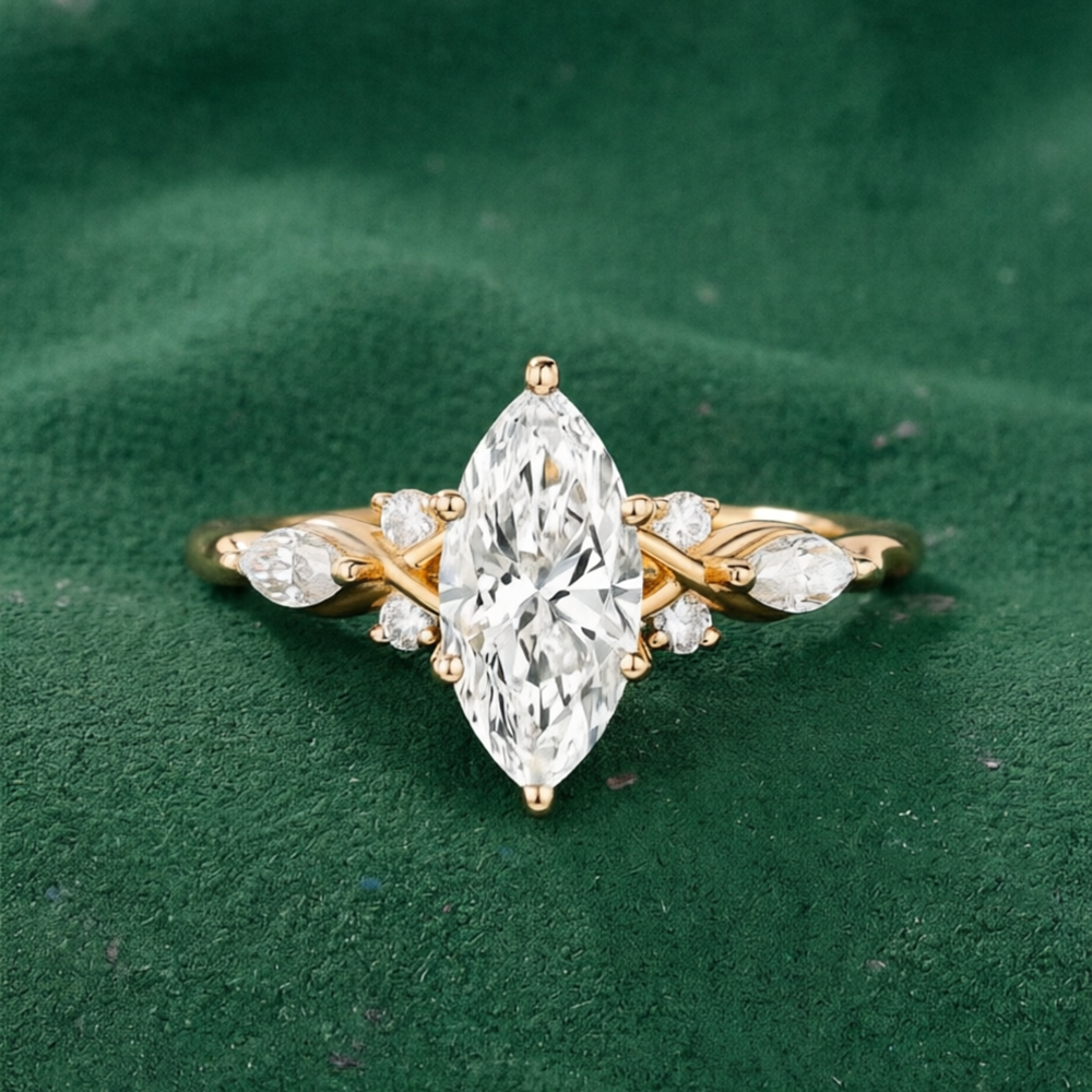 CxsJeremy Marquise Cut 1ct Lab - đánh giá và giá Vintage Fashion Rings For Women
