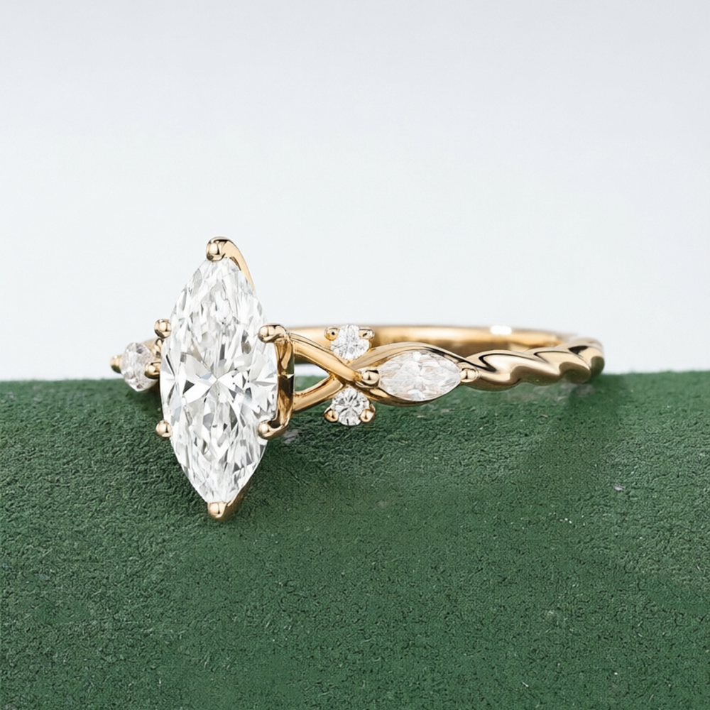 CxsJeremy Marquise Cut 1ct Lab - đánh giá và giá Vintage Fashion Rings For Women