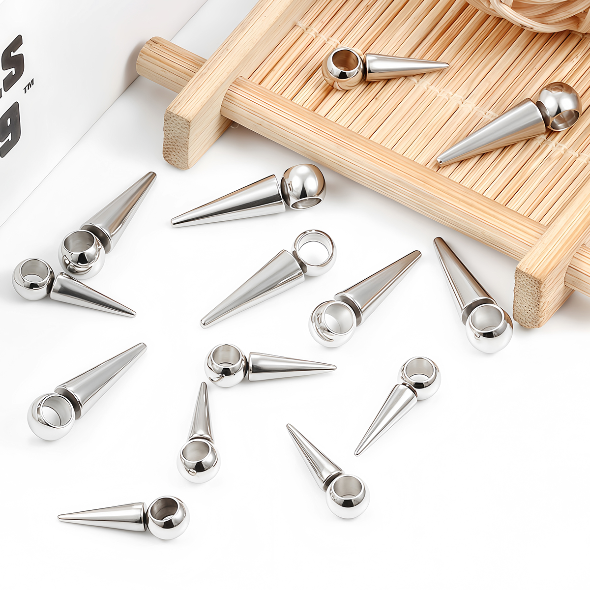 10pcs Retro Cone Charms Pendan - đánh giá và giá V Vintage Fashion