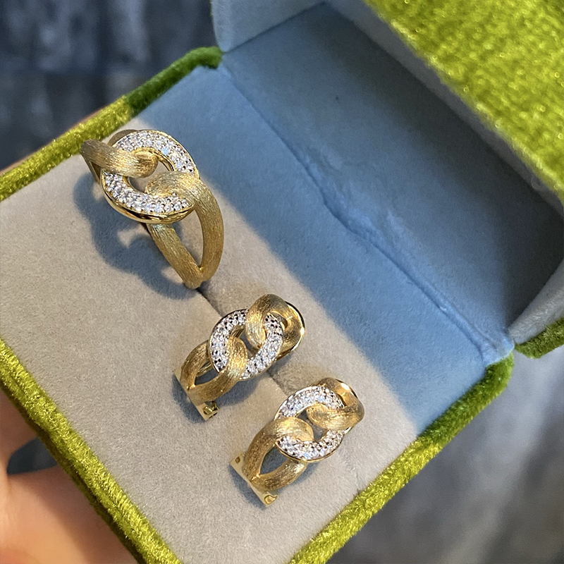 Aazuo 18K Yellow Gold Real Dia - đánh giá và giá Vintage Fashion Rings For Women
