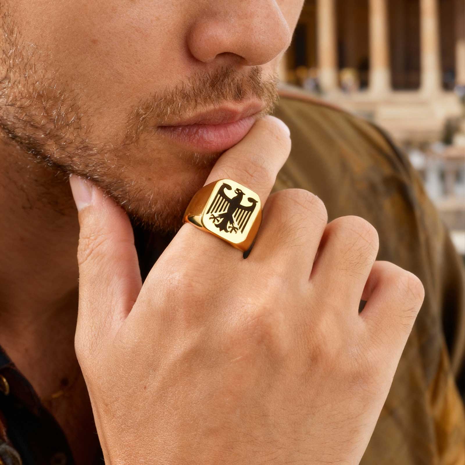 Custom Flying Hawk Eagle Ring  - đánh giá và giá Vintage Fashion Rings For Women