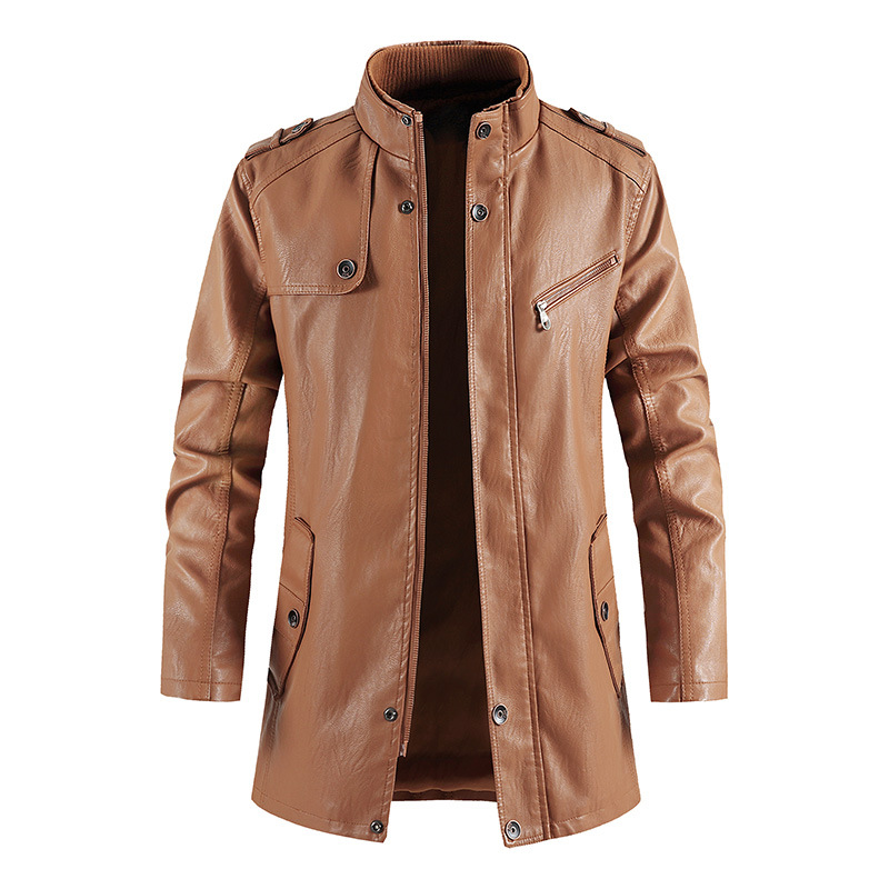 Mid-Length Faux Leather Motocy - đánh giá và giá Vintage Windbreaker Nylon