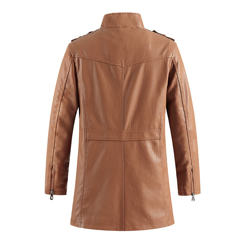 Mid-Length Faux Leather Motocy - đánh giá và giá Vintage Windbreaker Nylon