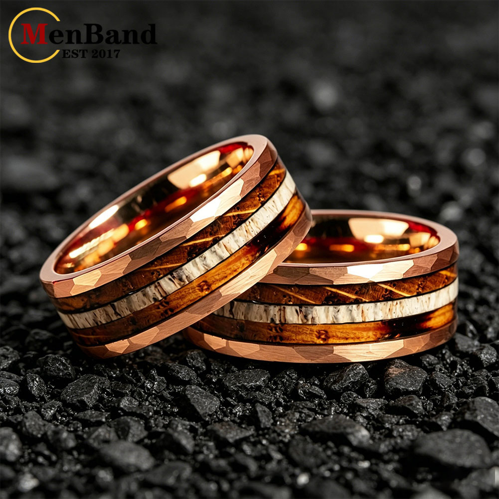 MenBand Classic 8MM Whiskey Ba - đánh giá và giá Vintage Fashion Rings For Women