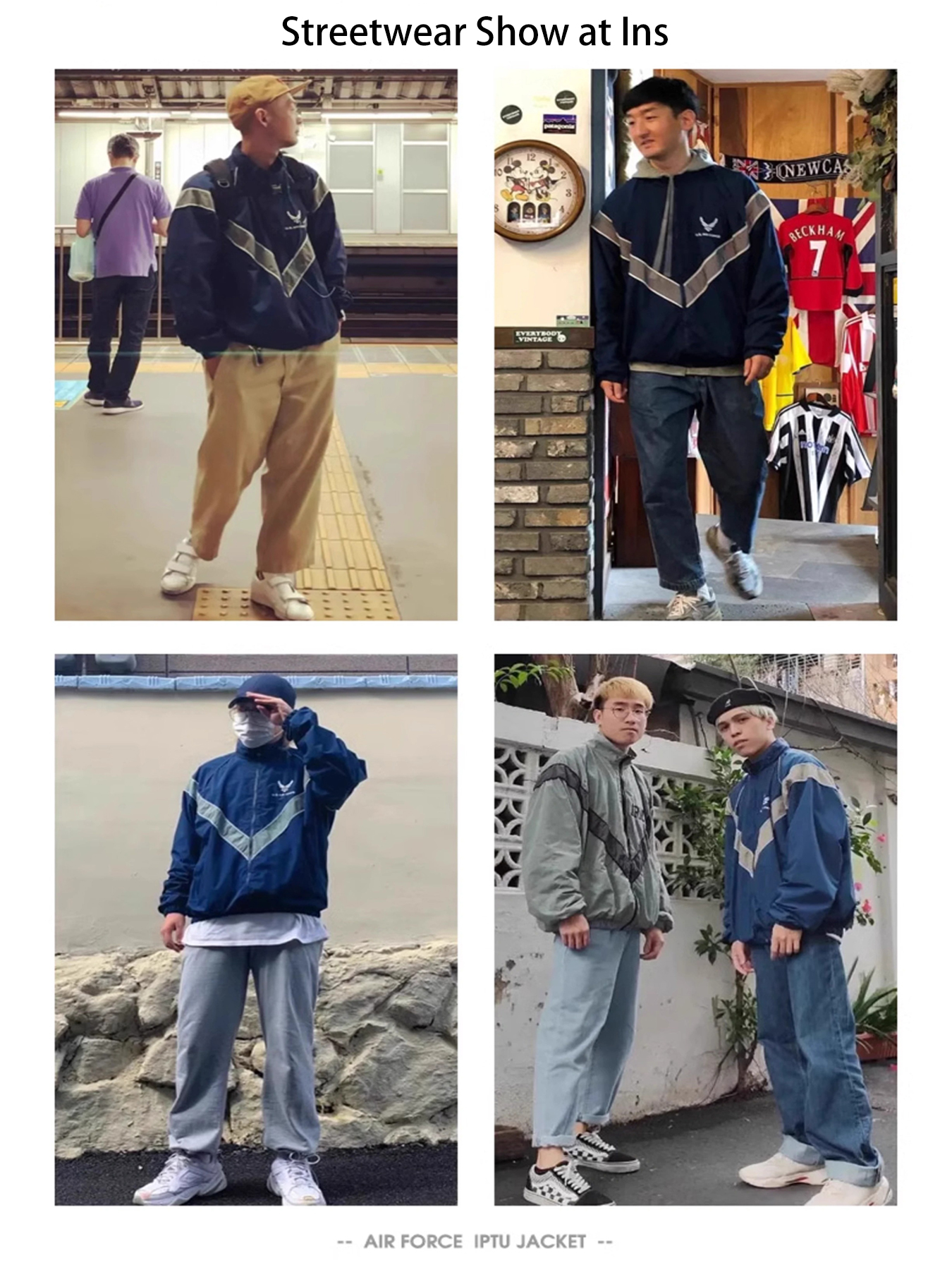 Vintage US Air Force IPTU Jack - đánh giá và giá Vintage Windbreaker Nylon
