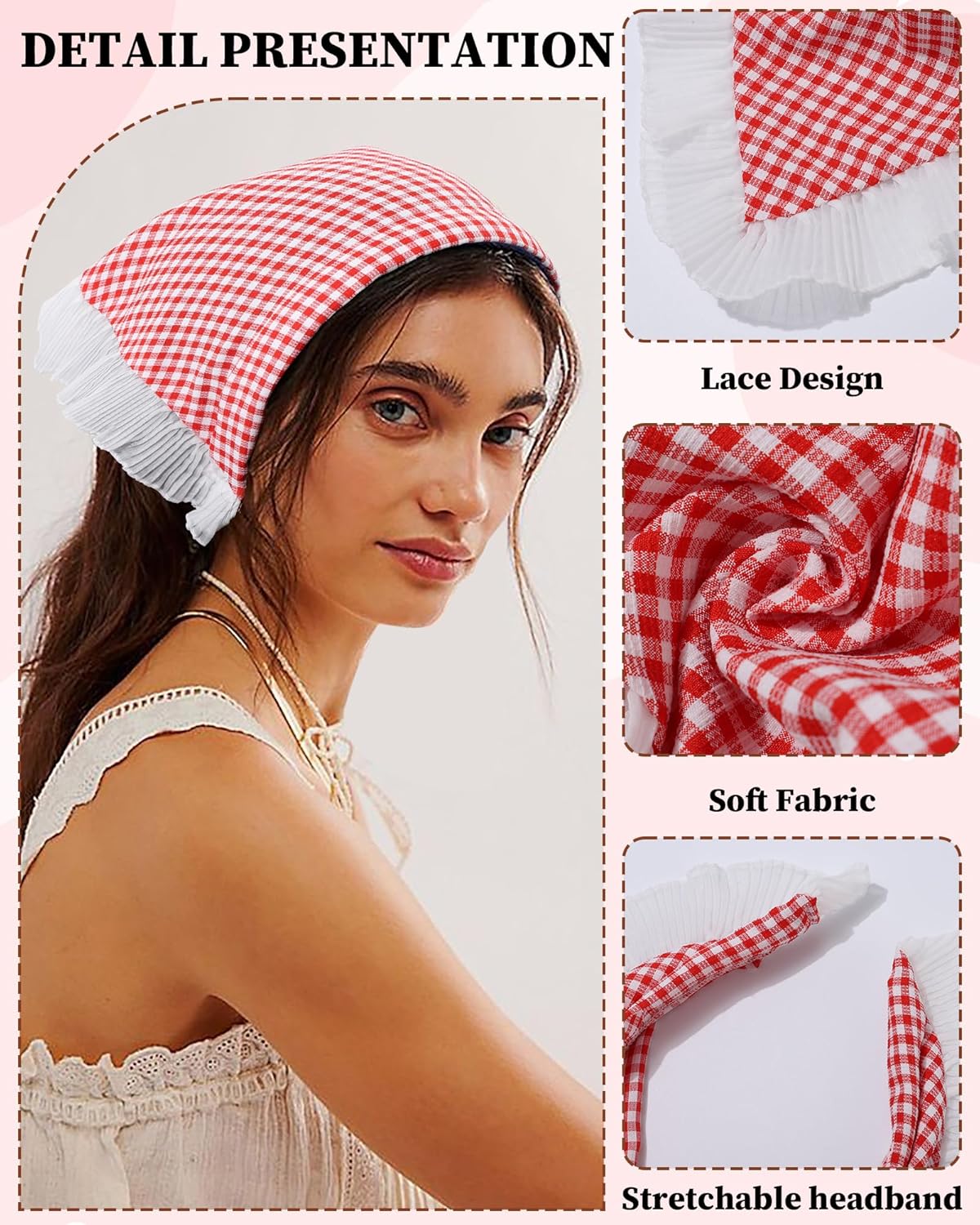 Bohemian Lace Turban  Women Ba - đánh giá và giá French Vintage Fashion