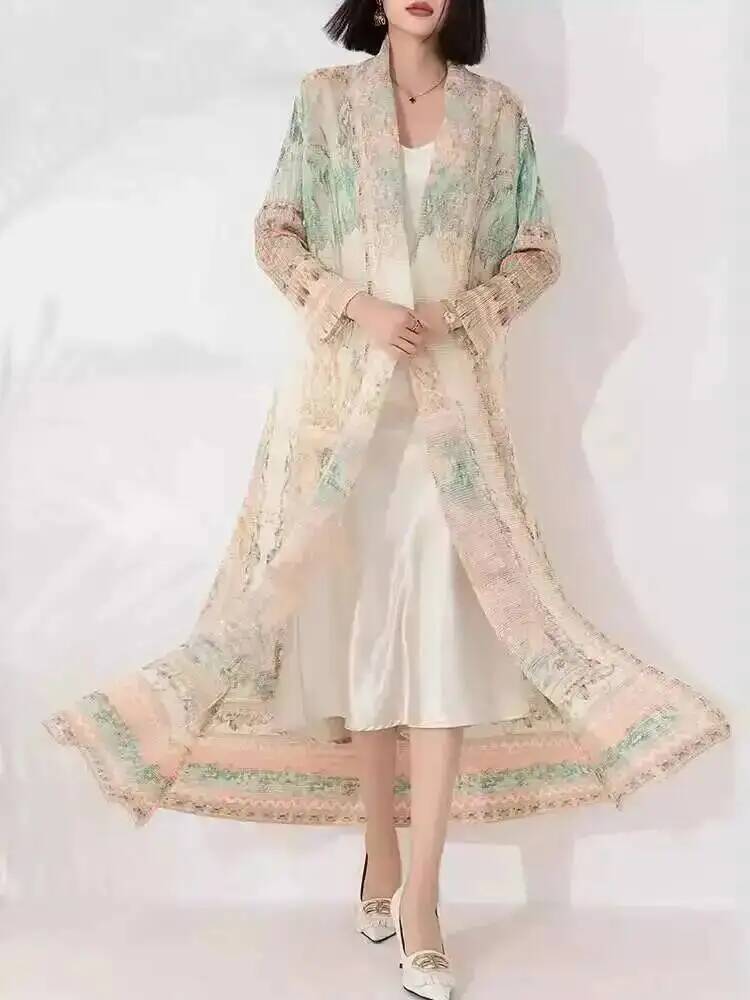 Cardigan Printed Pleated For W - đánh giá và giá Vintage Windbreaker Nylon