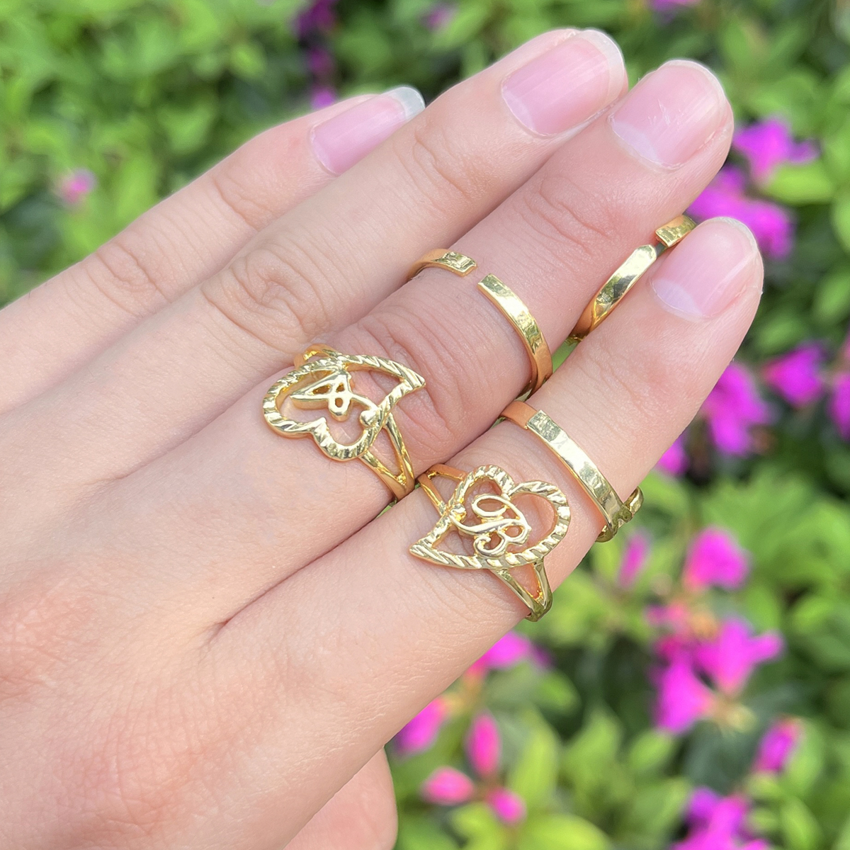 Wholesale Custom 26 Initials H - đánh giá và giá Vintage Fashion Rings For Women