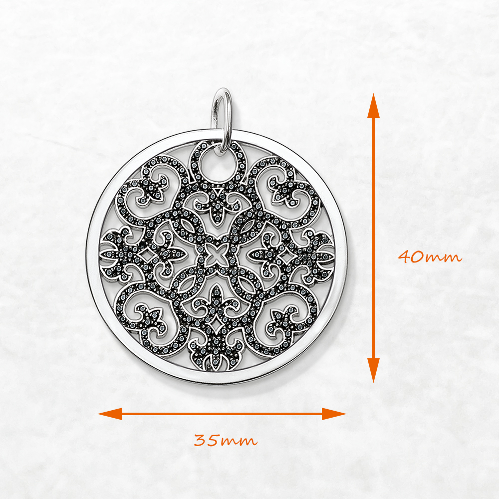 Pendant Arabesque Disc Ornamen - đánh giá và giá Vintage Fashion Ornaments