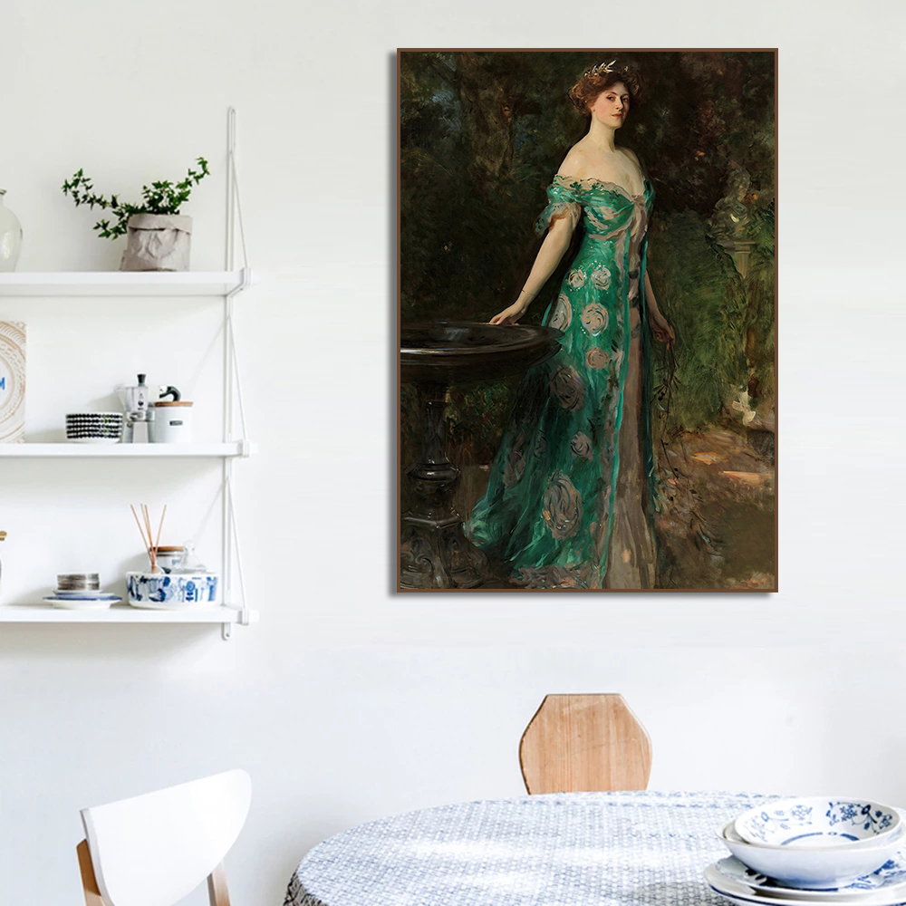 1pc frameless Canvas Painting  - đánh giá và giá Vintage Fashion Sketches